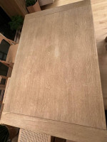 Toscana extending dining table and bench Pottery Barn