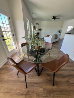 Refurbished Glass Dining Table Set by Pier One Imports - Like New!