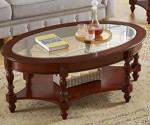 Beautiful Wood and Glass coffee table