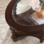 Beautiful Wood and Glass coffee table