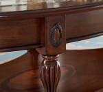 Beautiful Wood and Glass coffee table