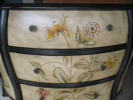 contempory Bombay Demilune Entry Table Dresser