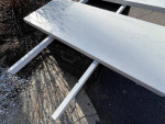 Farmhouse table with extensions