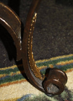 Elegant Etched Brass Table – three legs