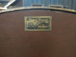 John Richards European Crossroads line Iron and Wood Inlay Table