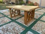 Wooden coffee table