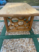 Wooden coffee table