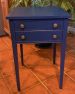 Clinton Shops Painted Wood Side Table
