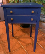 Clinton Shops Painted Wood Side Table
