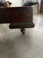 Antique walnut dining table