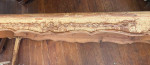 Dining Table Solid Real Wood Distress paint Dark Top Farmhouse