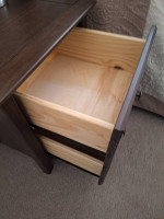 Brazilian Bed Side or Living Room Table w Drawers