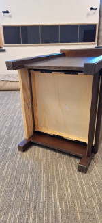 Brazilian Bed Side or Living Room Table w Drawers