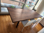 Move Out Sale Solid Walnut Dining Table