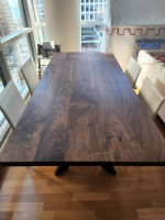 Move Out Sale Solid Walnut Dining Table