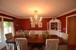 Antique Flame Mahogany Dining Room Table