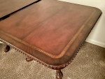 Antique Flame Mahogany Dining Room Table