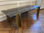 Black Marble CB2 Coffee Table