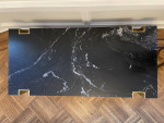 Black Marble CB2 Coffee Table