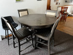 High-top kitchen table
