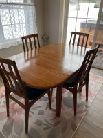 Beautiful Teak Dining Table & Chairs