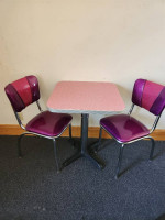 1950s bar table and chairs