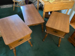 Coffee table with 2 end tables
