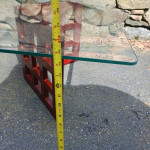 Glass Coffee Table 50” x 30” x 15”