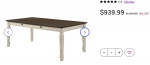 New Solid Oak Dining Table 50% Discount