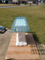 Custom alabama crimson tide foyer table