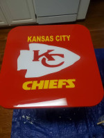 Kansas city chiefs 3 piece table set