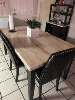 Marble table and Bar