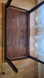 Hard Wood Dining Room Table & Chair Set