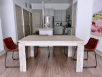 Dining table and four chairs