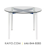 Knoll Glass Top Dining Table  (Was 2000)