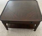 Coffee/Cocktail Table 40x40 Beautiful w Lower Shelf