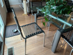 Glass Top Dining Table and Chairs