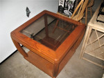 wooden end table