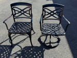 Beautiful Hanamint Cast Aluminum Patio Set Table and 4 Chairs ***