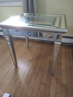 Glass and Mirrored Table