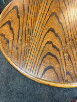 Solid Oak Pedestal Table