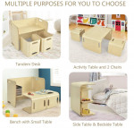 Multi-purpose Kids Table & Chair Set
