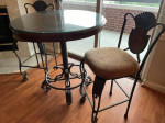 Elegant High Top Table with Chairs