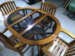 Table and chairs