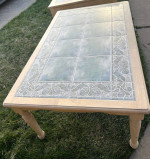 Dining Table / Kitchen Table / Craft Table & Tall Side Table Set