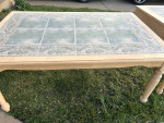 Dining Table / Kitchen Table / Craft Table & Tall Side Table Set