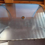 Outdoor patio table