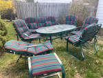 Outdoor table and chairs