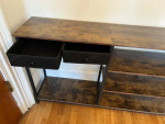Console table with outlet