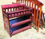 Delta 4 in 1 Convertible Crib w/Mattress and Changing Table